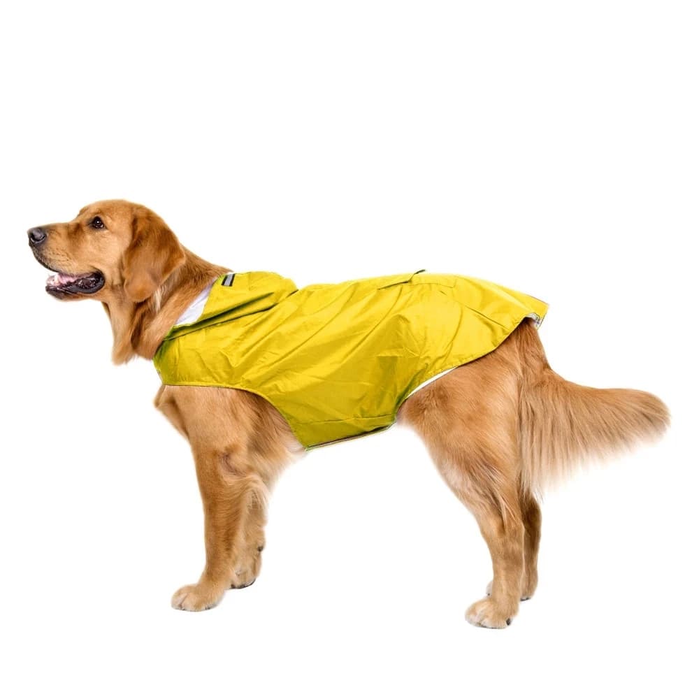 Reflective Dog Raincoat Waterproof Dog Clothes For Small Large Dogs Rain Coat Golden Retriever Raincape Pug Chihuahua Pet Poncho