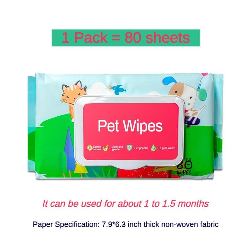 Dog And Cat Wet Wipes, Fragrance Free, Plant.based  SKIP THE BATH Gentle Cleansing AndDeodorizing,Hypoallergenic, Wipes For PawsEars, Fur, Eye Ducts And Butt