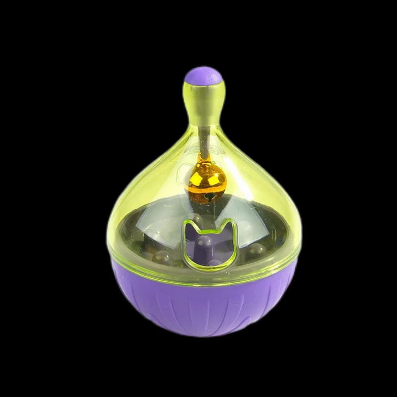 Cat Mice Food Tumbler Cat Food Toy Ball Interactive Cat Food Feeder Leak Food Interesting Plastic Cat Food Dispenser Treat Toy