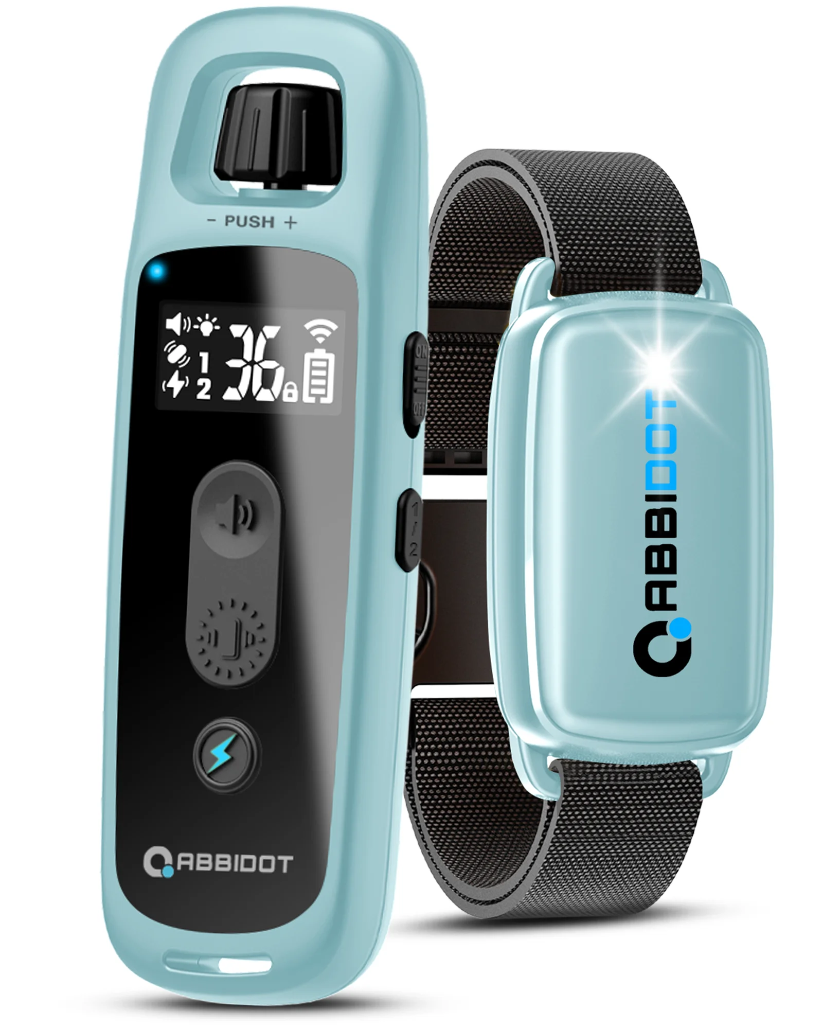 ABBIDOT T30 Dog Training Collar Electric Shock Strap for Large Dogs 3300ft 950m Canine Equipment Supplies No Bark Accessories