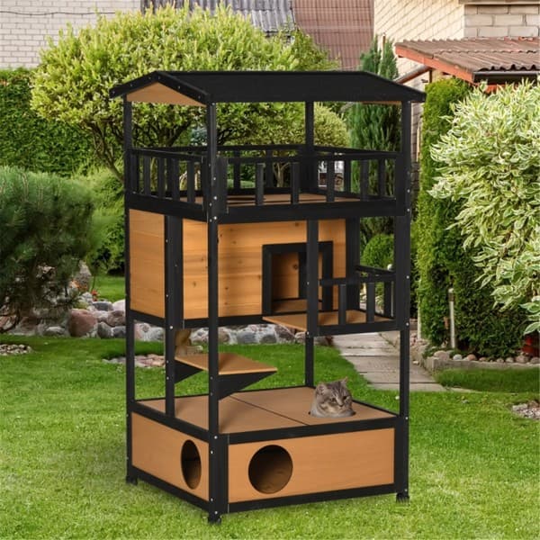 Cat House, Wooden Cat House Amazon Shipping, WalMart Banned, No Shipping On Weekends