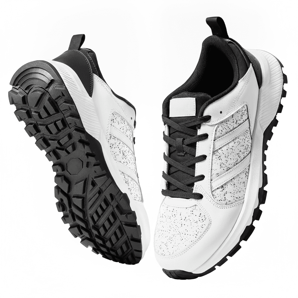 Cross Training Shoes, M Width Sneakers US Size 10, Wide Toe Box Shoes With Arch Support & Adjustable Lace-up, Training Shoes For Running, Gymnastics, Dog Walking, And Weightlifting (White)