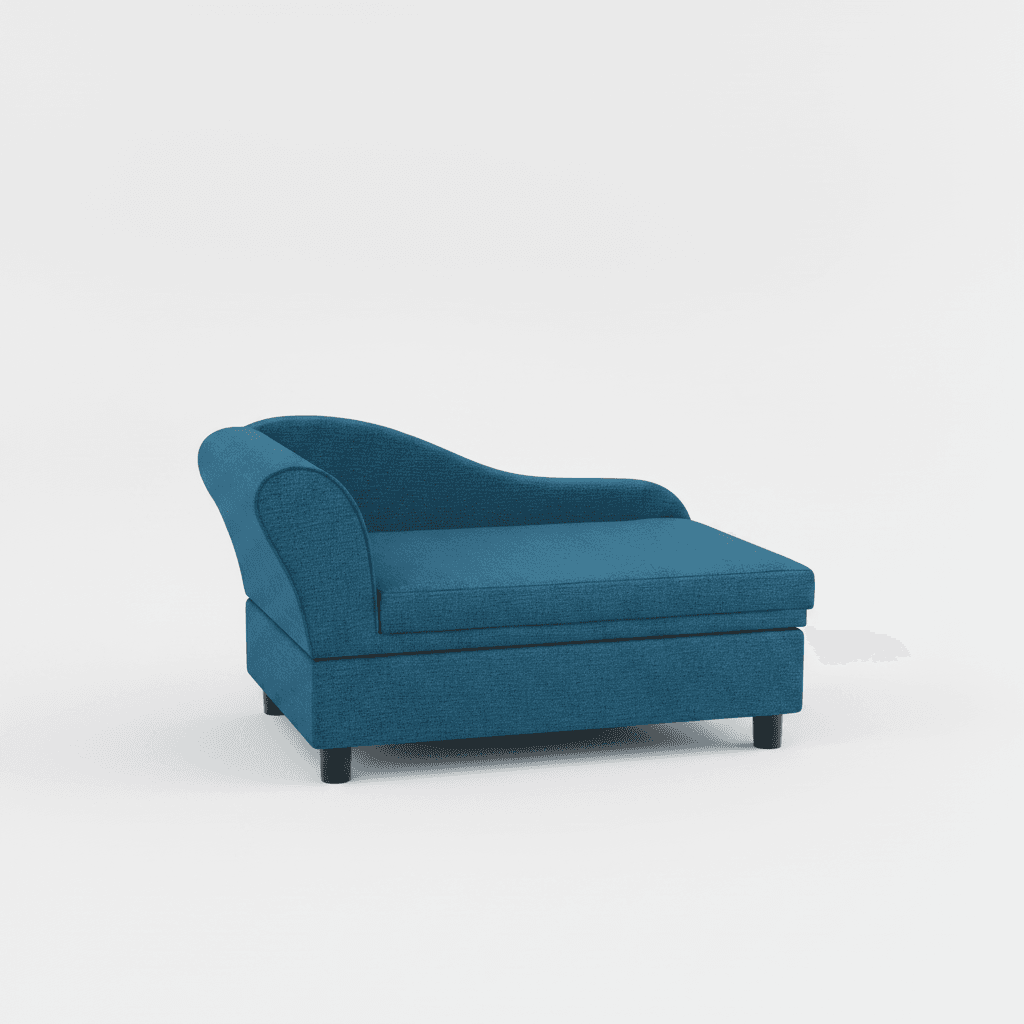 Pet Sofa Dog Sofa for Small Dogs with Storage, Dark Blue