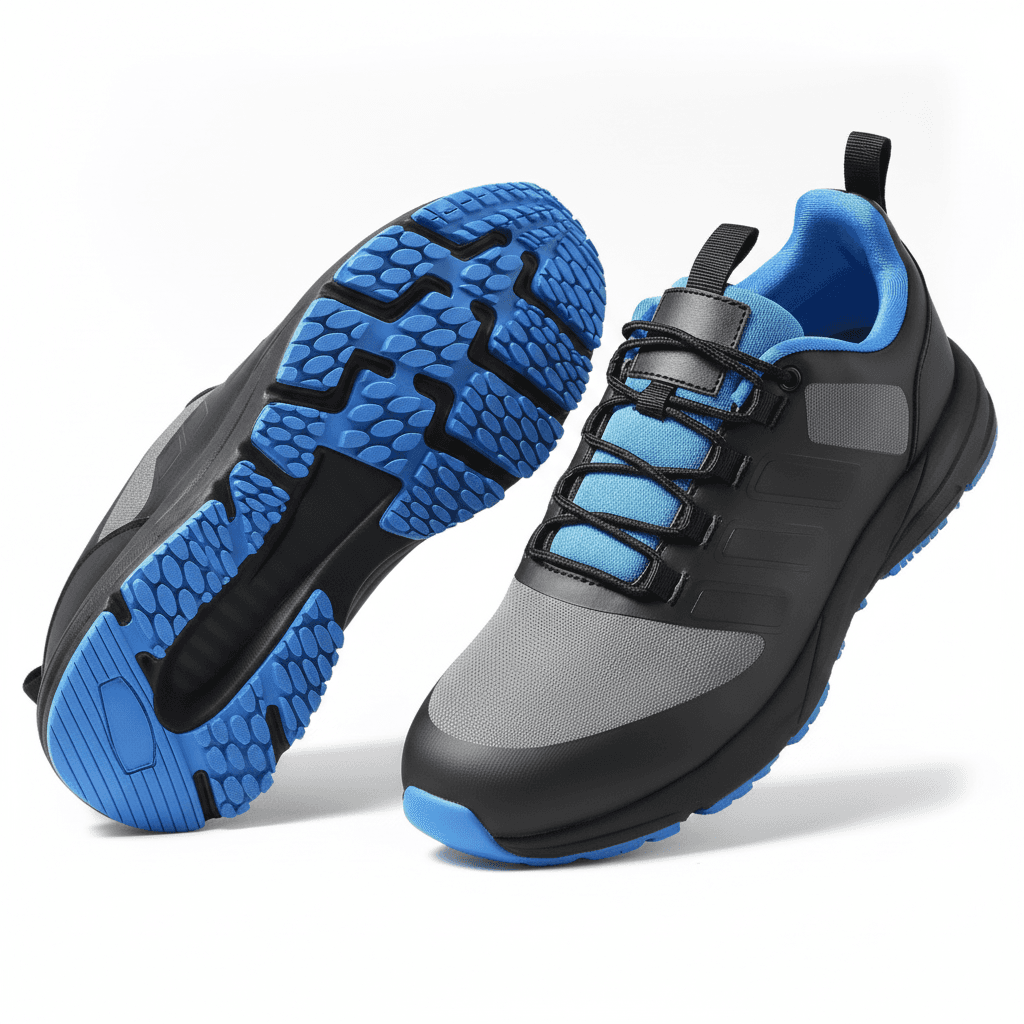 Cross Training Shoes, M Width Sneakers US Size 8, Wide Toe Box Shoes With Arch Support & Adjustable Lace-up, Training Shoes For Running, Gymnastics, Dog Walking, And Weightlifting (Black)