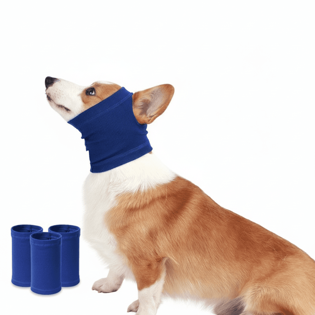 Pet Dog Comforter Headband Scarf