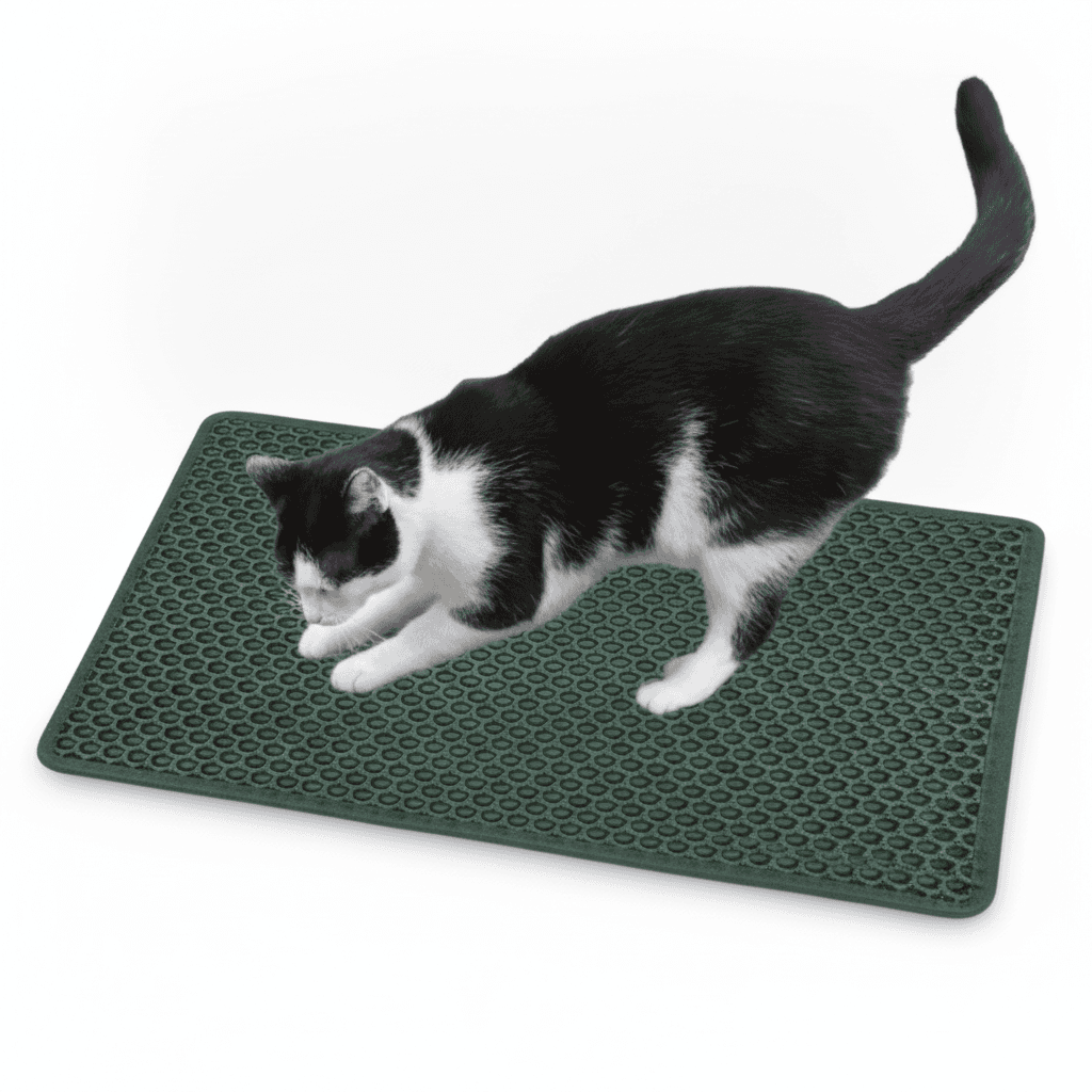 Double Layer Rice Shaped Cat Litter Pad