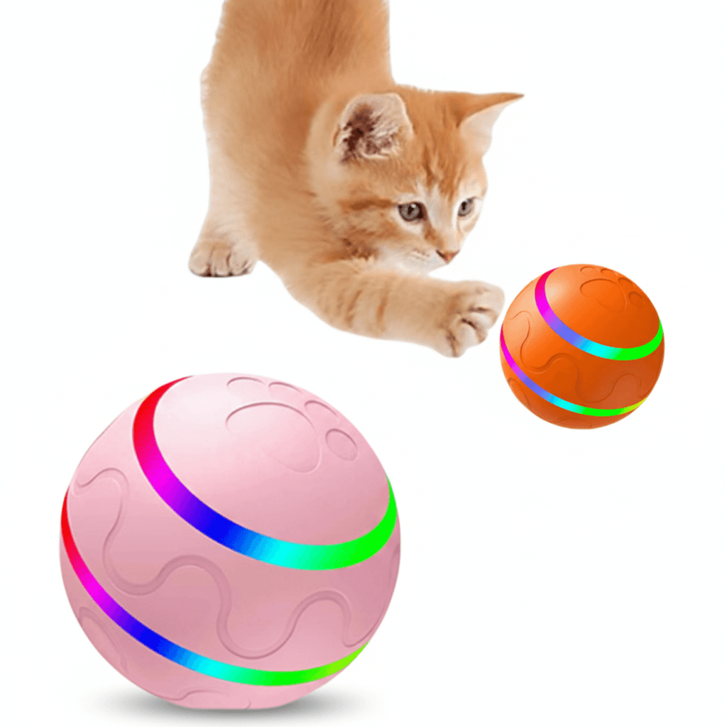 Pet New Cat Wicked Ball Toy Intelligent Ball USB Cat Toys Self Rotating Ball Automatic Rotation Ball