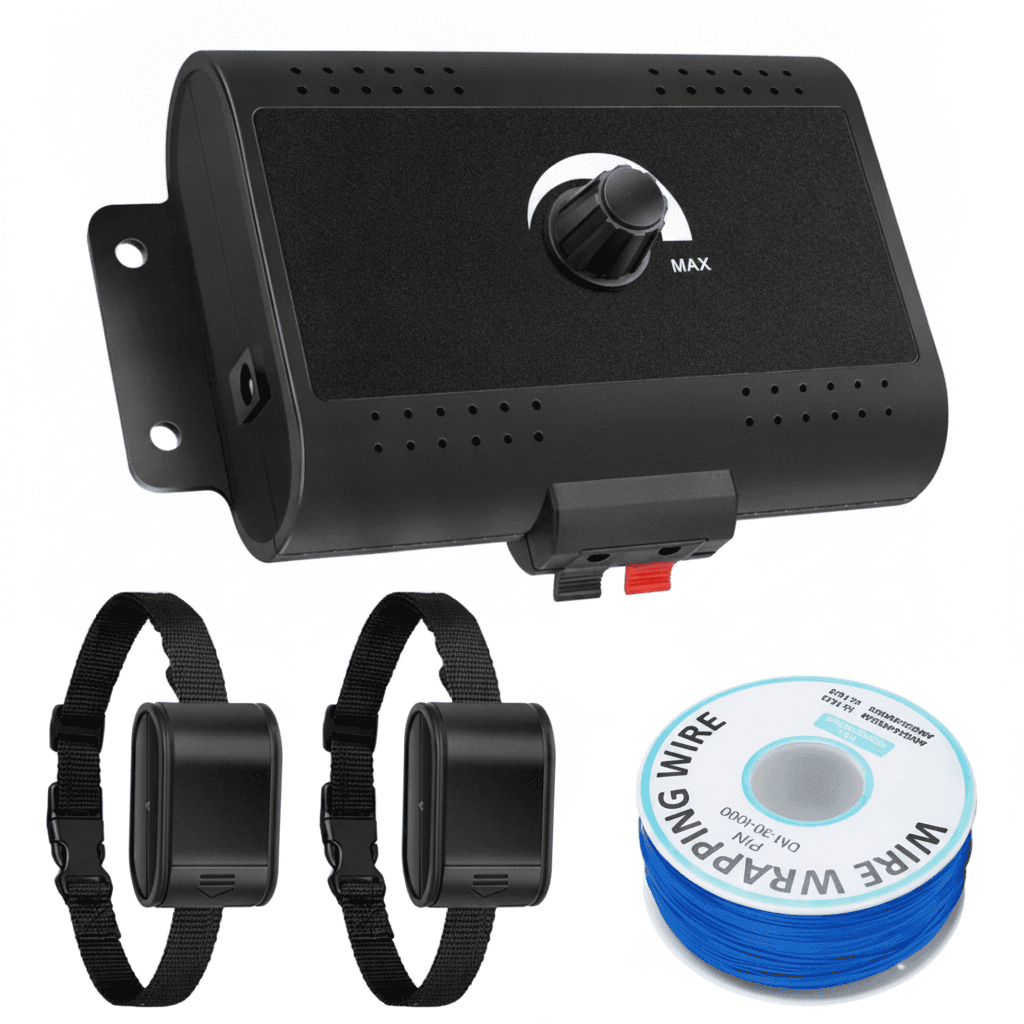 Electric Dog Fence System With Collar And Wire