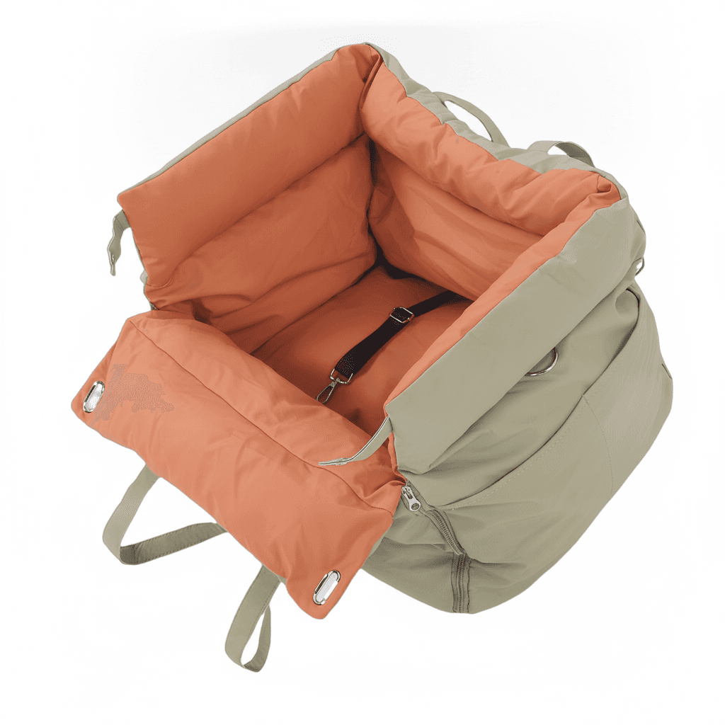 Car Pet Bed Portable Travel Outdoor Detachable Washable Pet Car Seat With Harness For Dogs Cats